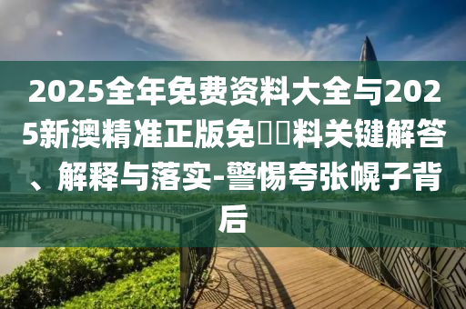 2025全年免費(fèi)資料大全與2025新澳精準(zhǔn)正版免費(fèi)資料關(guān)鍵解答、解釋與落實(shí)-警惕夸張幌子背后